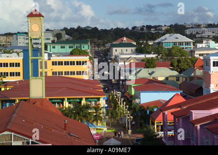 St Johns Antigua Antilles Banque D'Images