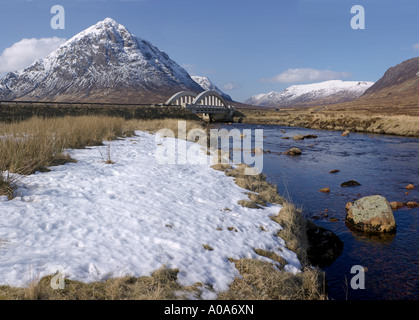 IMAGE ASSEMBLÉE Glencoe Buachaille Etive Mor de montagnes près de A82 Glen Coe région des Highlands en Écosse Banque D'Images