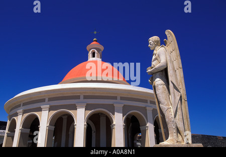 USA CARAÏBES Porto-rico historique vieux cimetière de SAN JUAN Banque D'Images
