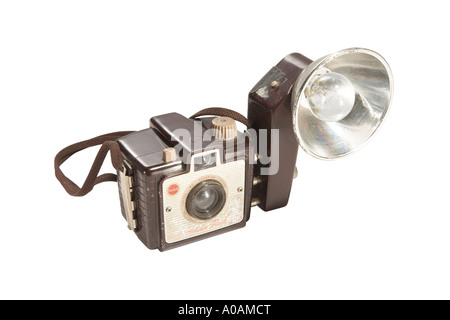 Brownie camera with clipping path Banque D'Images