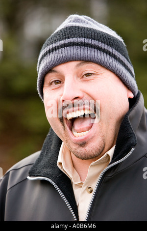 Latino man portrait Banque D'Images