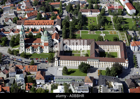 Basilique Saint-Laurent, la résidence et l'orangerie, Allemagne, Bavière,, Kempten Allgaeu Banque D'Images