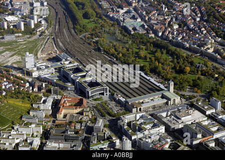 La gare centrale de Stuttgart, Allemagne, Bade-Wurtemberg, Stuttgart Banque D'Images