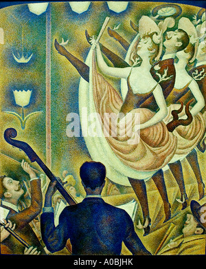 Le chahut de 1889 à 1890 Georges Seurat 1859 -1891 Français France Banque D'Images