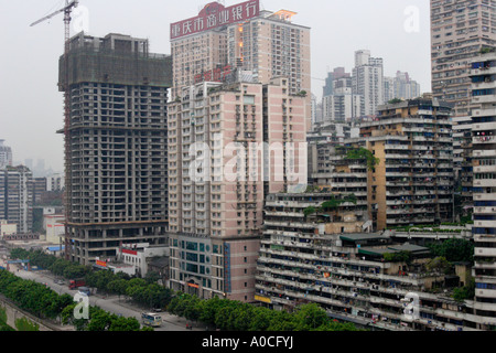 La ville de Chongqing, Chine Banque D'Images