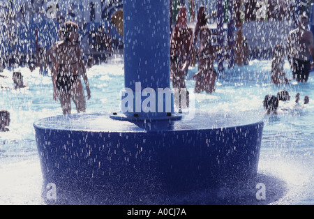 L'aquapark glissant Banque D'Images