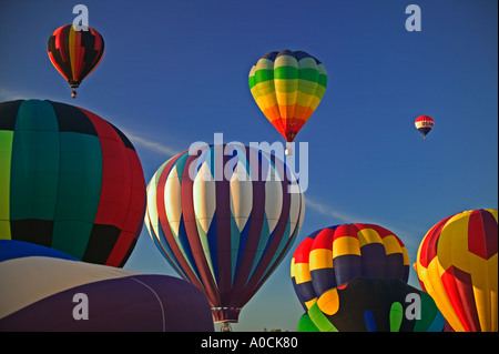 Ballons à l'air et l'art du nord-ouest de l'Oregon Albany Festival Banque D'Images