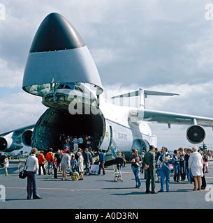 USAF C5 Galaxy air transport militaire lourd Banque D'Images