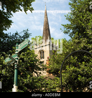 Ancienne église St Mary à Stoke Newington Church Street North London England UK Banque D'Images