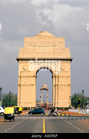La porte de l'Inde à New Delhi Inde Banque D'Images