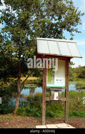 Le Florida Botanical Gardens at Largo Florida USA Le jardin botanique est situé dans la pinède du Parc Culturel Banque D'Images