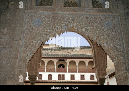 Palais de l'Alhambra de Grenade Andalousie Espagne Arabe Banque D'Images