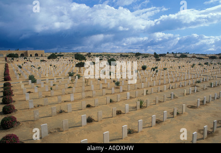 Cimetière des alliés de l'Égypte El Alamein Banque D'Images