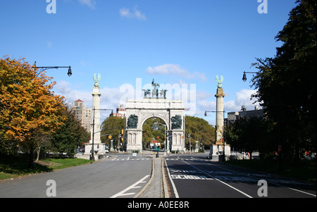 Soldats et marins Arch Grand Army Plaza de Prospect Park Brooklyn New York City Octobre 2006 Banque D'Images