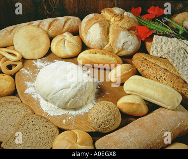 Assortiment de pain Banque D'Images