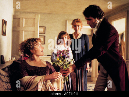 Raison et Sentiments 1995 Columbia film avec de l Emma Thompson, Harriet Walter, Kate Winslet, Greg Wise Banque D'Images