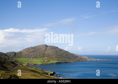 "Le cabillaud' à partir de la route côtière entre rural et Urhin Allihies sur "l'anneau de Beara" Knocknagallaun route County Cork Irlande Irlande Banque D'Images