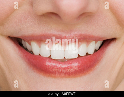 Close up d'un sourire Banque D'Images