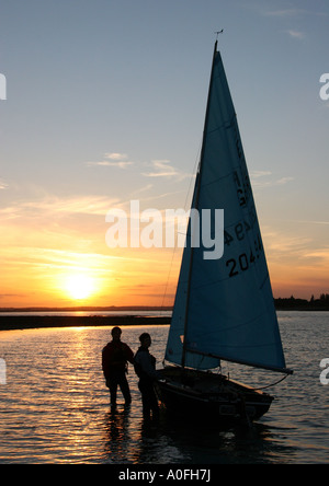 Numéro de voile terne entreprise GBR 20494 Banque D'Images