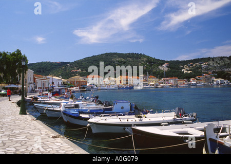 Grèce Littoral Paxos Banque D'Images