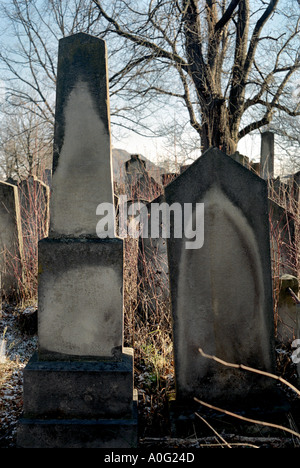 Vieux cimetière judaïque près de Brasov Moldavie côté est de Roumanie Roumanie l'Europe de l'Europe Banque D'Images