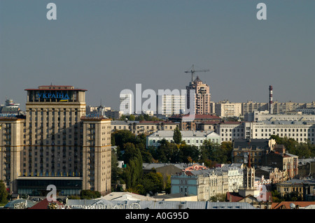 Kiev, Indepedence Square (Majdan) Banque D'Images