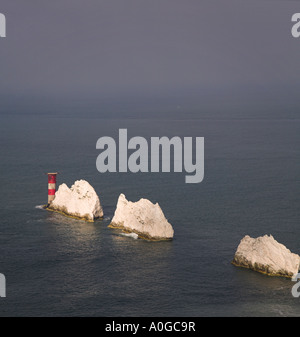 L'île de Wight d'aiguilles Banque D'Images