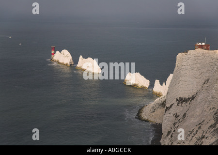 Les aiguilles de l'île de Wight Banque D'Images