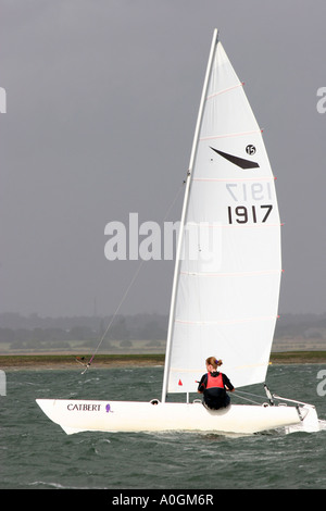 Catbert Marconi sailing club River Essex Backwater Banque D'Images