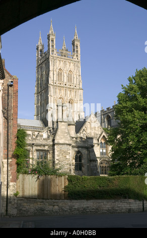 La cathédrale de Gloucester Gloucester Gloucestershire Angleterre Banque D'Images