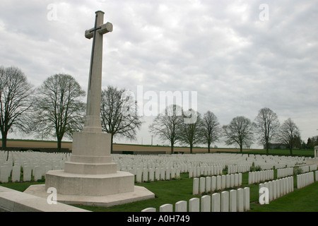Bois de Delville Longueval cimetière du Commonwealth WW1 Picardie Somme France Banque D'Images
