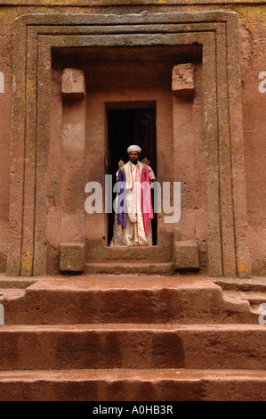 Afrique L'Éthiopie Lalibala Banque D'Images