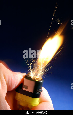 Briquet au butane Banque D'Images