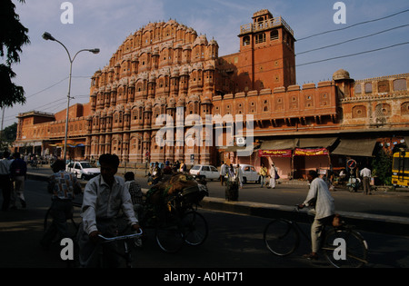 Hawa Mahal Jaipur Rajasthan Inde Banque D'Images