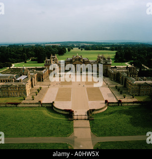 Le Palais de Blenheim Oxfordshire UK Vue aérienne Banque D'Images