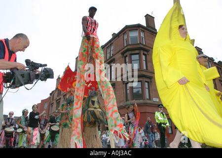 West End de Glasgow Festival 2004 Banque D'Images