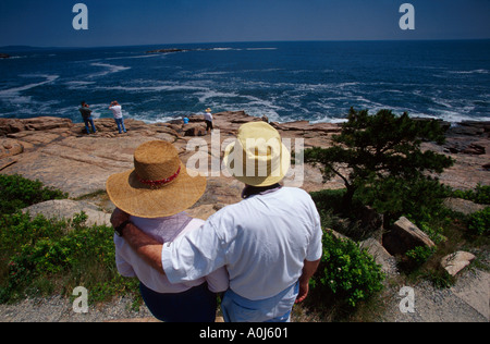 Maine,ME,Nouvelle-Angleterre,vers le bas est,Parc national Acadia,terrain fédéral,nature,paysage,campagne,préservation historique,public,loisirs,Mt.Désert Banque D'Images