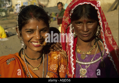 Les femmes de l'Inde Pushkar Banque D'Images