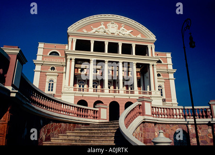 L'Opéra de Manaus, l'Opera House, le Teatro Amazonas, Manaus, l'état d'Amazonas, Brésil Banque D'Images