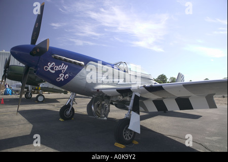 North American P51 Mustang fighter Almera Banque D'Images