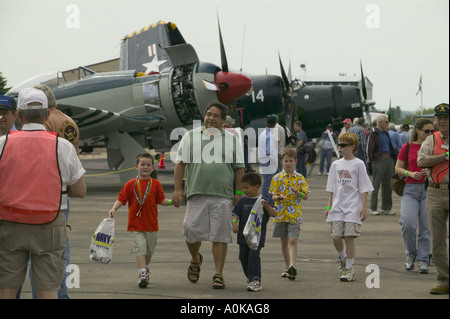 Washington Comté de Canyon Nampa Warhawk Air Museum Navy Days Banque D'Images