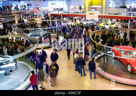 Salon au Cobo Hall de Detroit Michigan Centre TCF Banque D'Images