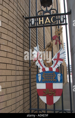 Accueil Caserne Finsbury de l'Honorable Artillery Company à Moorgate City de Londres Banque D'Images