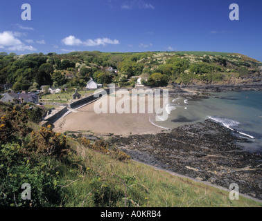 Le CWM yr eglwys Fishguard Wales Pembrokeshire Coast National Park Banque D'Images