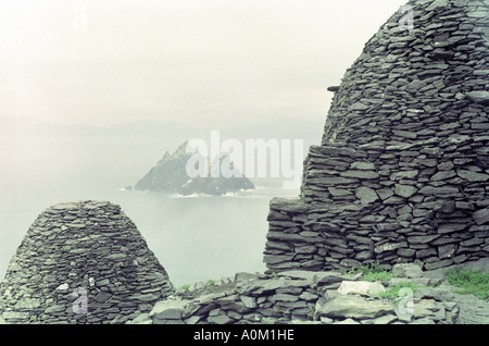 Le Skellig Islands au large de la côte sud-ouest de l'Irlande Kerry Banque D'Images