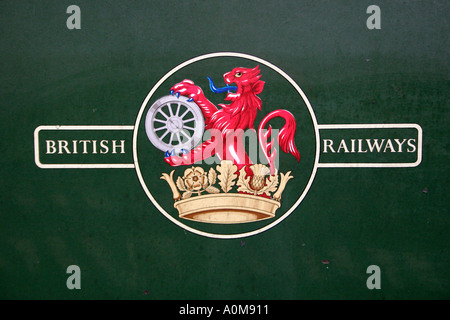 North York Moors Railway Chemins de fer britanniques Logo Banque D'Images