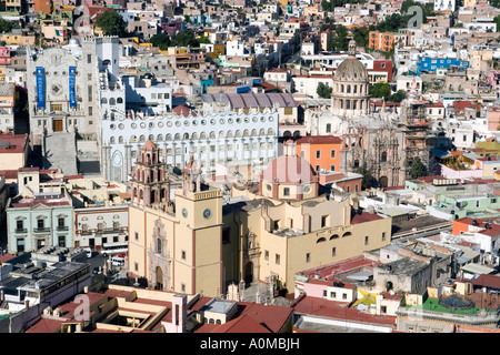 La ville de Guanajuato, Mexique, site du patrimoine mondial de l'UNESCO Banque D'Images