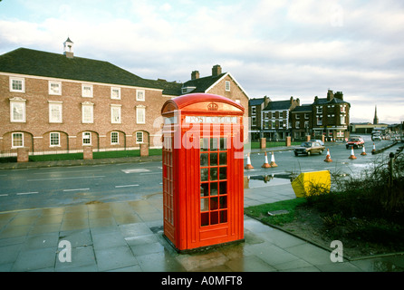 Warrington Cheshire UK postal rare K4 Phone Box Banque D'Images