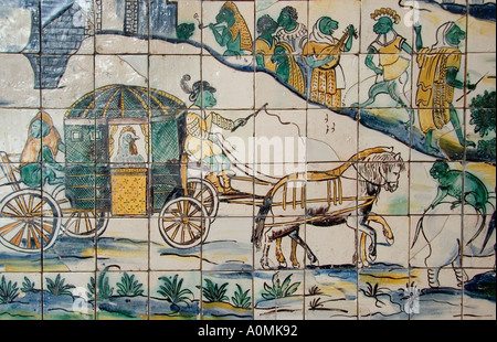 Portugal Lisbonne Museu Nacional do Azulejo dans Convento da Madre de Deus National Tile Museum Banque D'Images