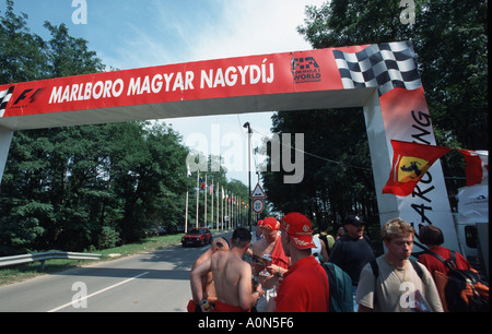 Hungaroring, formule de calcul 1 Banque D'Images